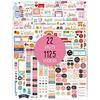 Aesthetic Monthly Planner Stickers - 1100+ Beautiful Design Accessories Enhance and Streamline Your Planner, Journal and Calendar