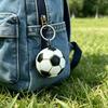 Yousheng Football Style Key Chain, Colorful Soccer Ball Key Ring, Bag Backpack Car Hanging Accessories Gifts