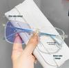 Lunettes Photoromiques Anti-Lumière Bleue pour Femmes: Grande Monture, Élégant, Design Amincissant, Changement de Couleur Sensible à la Lumière, Prêt pour la Prescription.