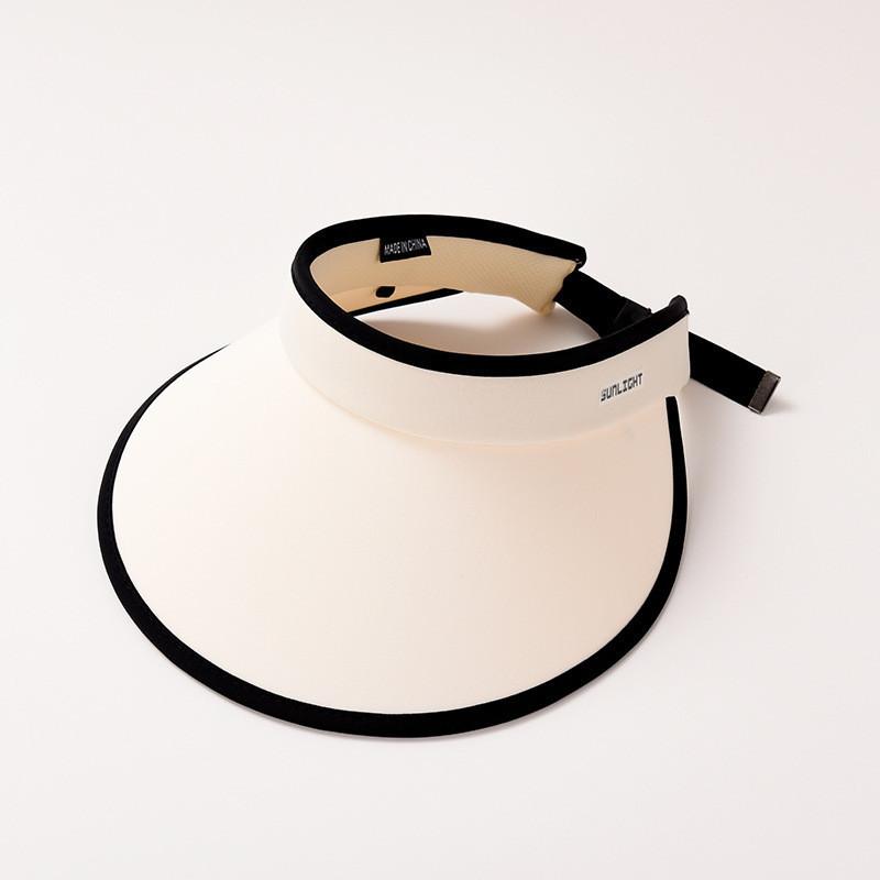 Summer Sun Hat With Large Brim And Foldable Sun Protection For Outdoor Activities