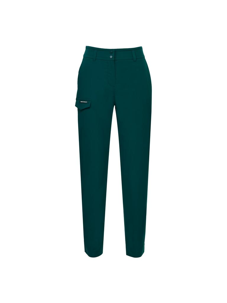 Wide Angle Co High Stretch Tapered Pants L_Dark Green