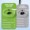 Avocado Portable Cotton 100PIECES Gentle Makeup Remover Pure Cotton Cosmetic Towel