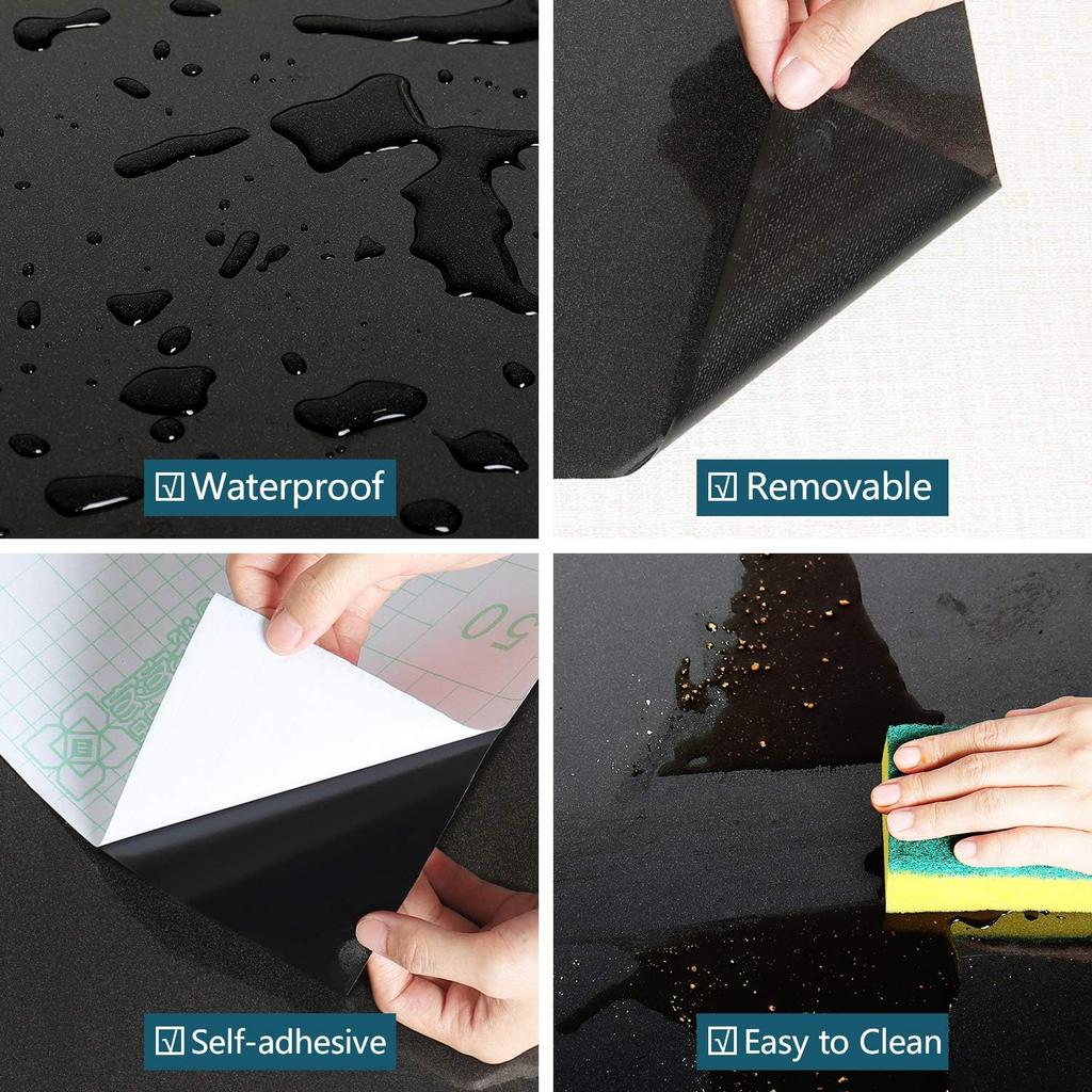 Glossy White Stickers Vinyl Self Adhesive Waterproof Oil Proof Sticker Kitchen Counter Panels Furniture Renovation Wallpaper