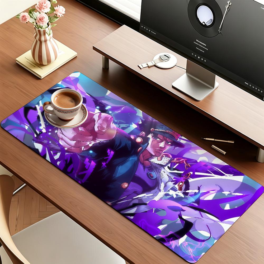 Anime J-JoJo Jolyne Cujoh Mouse Pad Anti Slip Rubber Edge Locked Thickened Laptop Gaming Desk Mat
