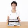 Foldable Ultrathin A4 Full Page Magnifying Glass with 3X Magnifier 4 LED Lights for Reading