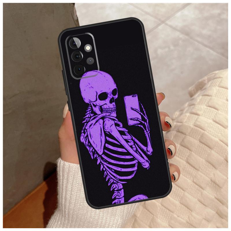 Purple aesthetic For Samsung Galaxy A12 A32 A52 A22 A16 A26 A36 A56 A06 A55 A35 A15 A54 A34 A14 A13 A53 Case