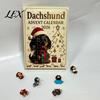 Decorative PVC Miniatures 2026 Owl/Dog Advent Calendar, 24 Days Christmas Countdown with Mini Animal Theme Surprise Figurine Ornaments, Collectible