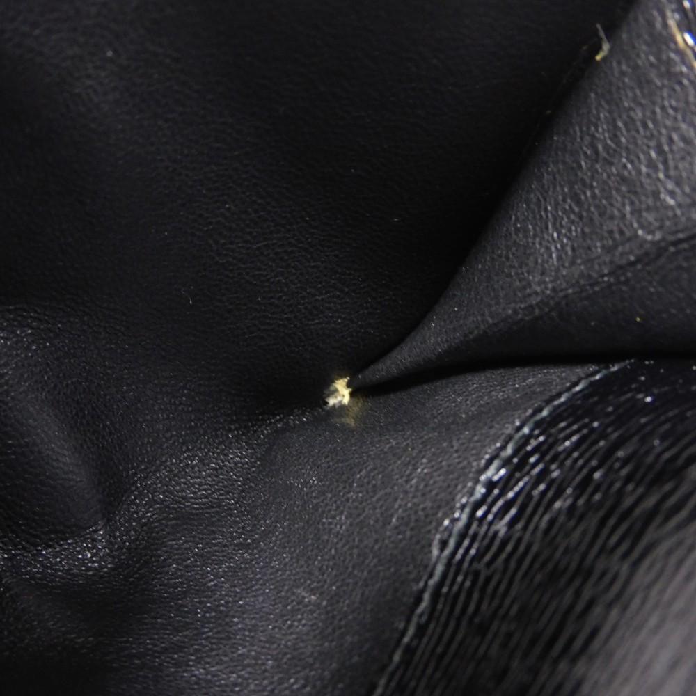 Used 9539 Old Jackie Compact Wallet 035 2169 7941 Vintage Gold Billfold Coin Purse Black Unisex from Japan AUTHENTIC