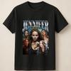 Jennifer Lawrence Fan Art Poster Style Star Look Unisex T Shirt Unisex T-Shirt
