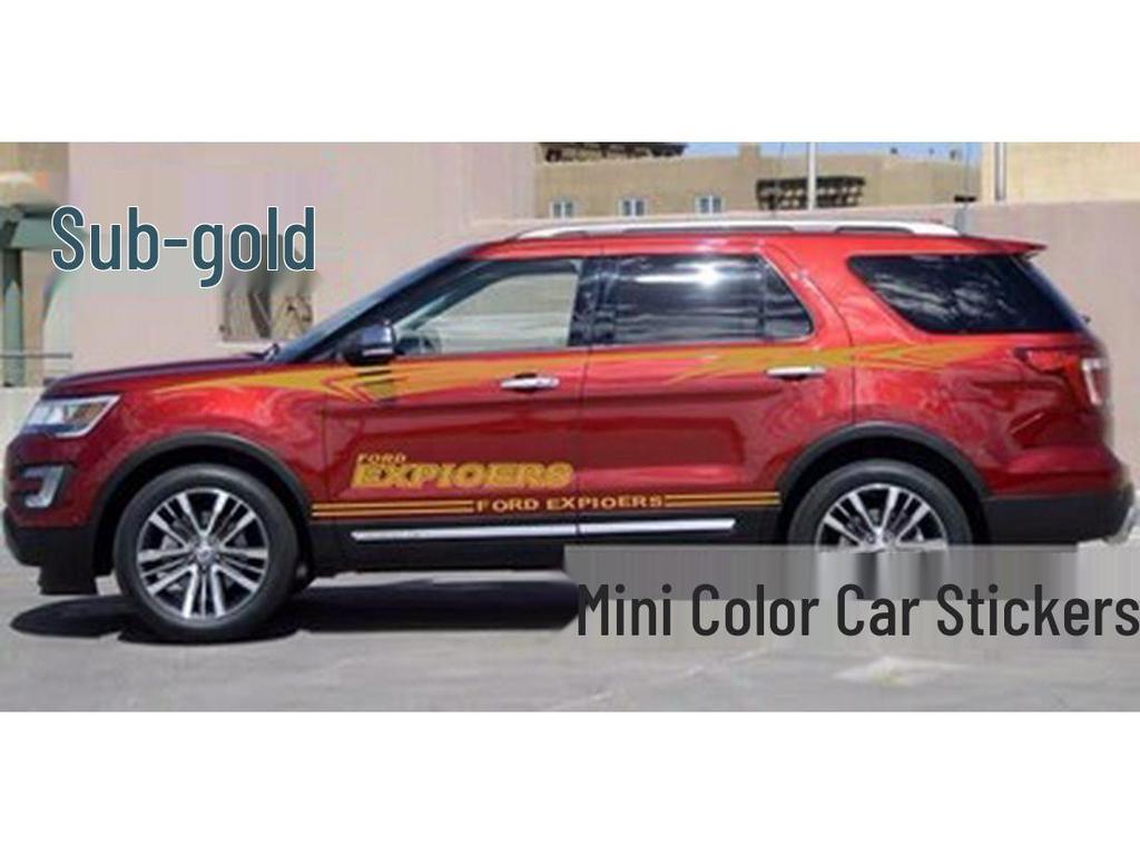 Ford Explorer & Edge Everest Car Decals: Stylish Stripes for Body Decoration & Modification