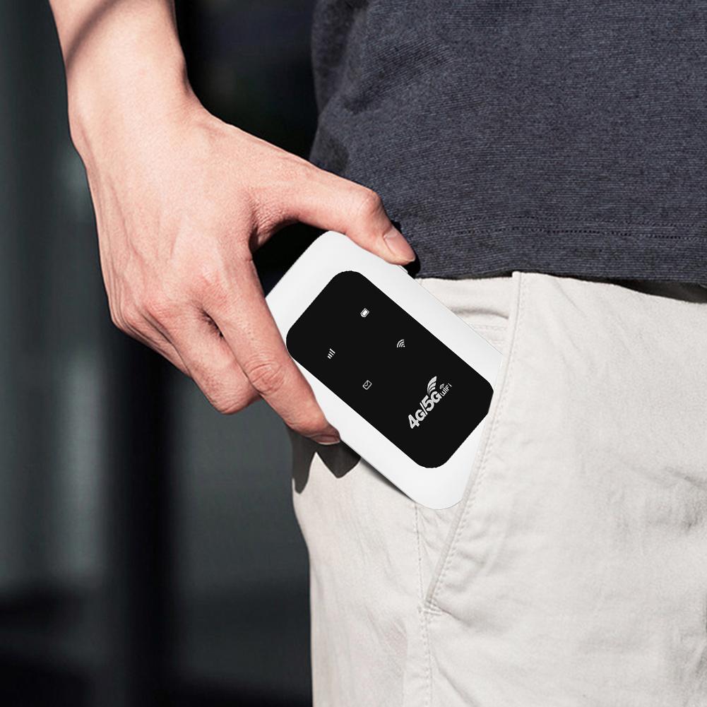 4G LTE Pocket Wifi Hotspot with SIM Card Slot 150Mbps Portable WiFi Router Wireless Wifi Modem for Home Office RV Camping