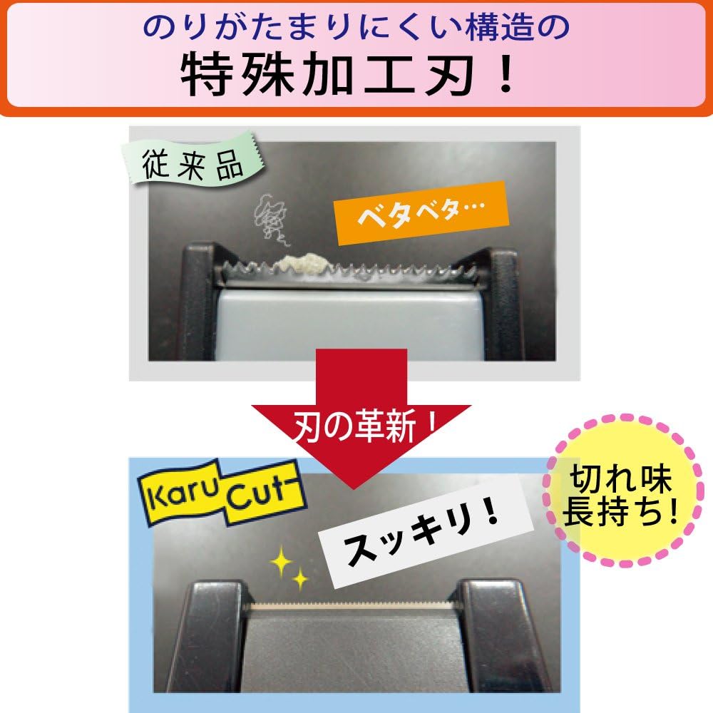 KOKUYO Calcut Handy Tape Cutter, Black, T-SM200D