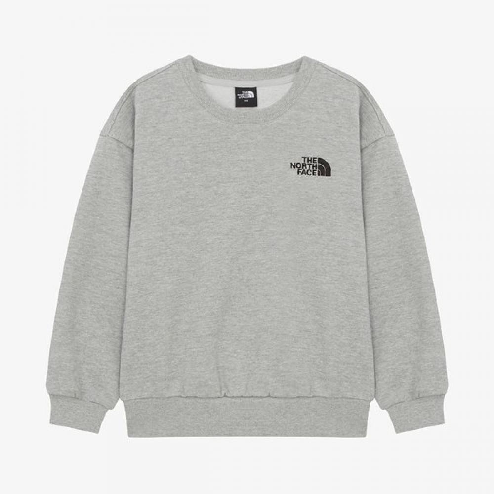 

The North Face Kids Go To Sweatshirt Melange Grey Nm5mr50t MELANGE GREY/150