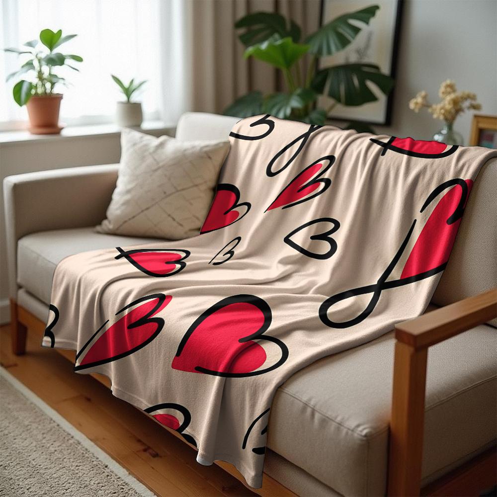 Bold Oil Floral Anime Cartoon Flannel Blanket Soft Warm Throw for Bedroom Sofa Car Kids Holiday Gift