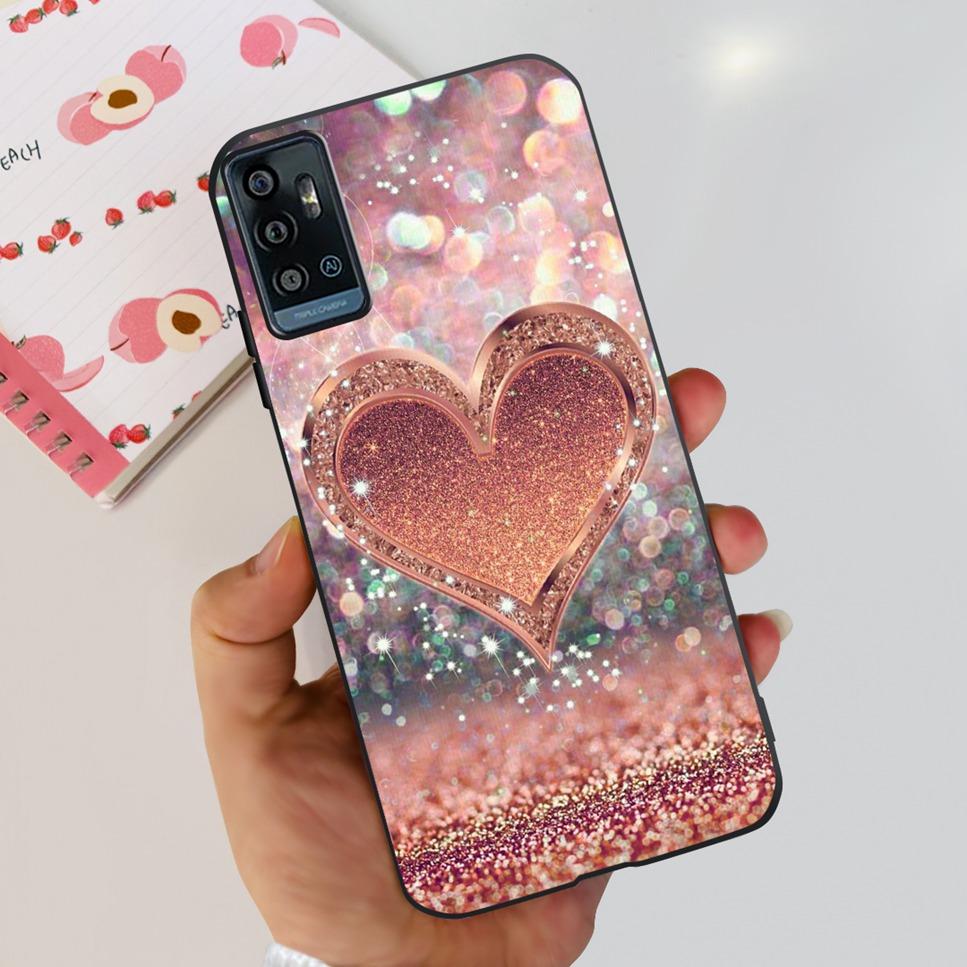 For ZTE Blade A71 6.52" Case Cartoon Dinosaur Football TPU Soft Silicone Cover For ZTE Blade A71 2021 A7030 Phone Cases Fundas