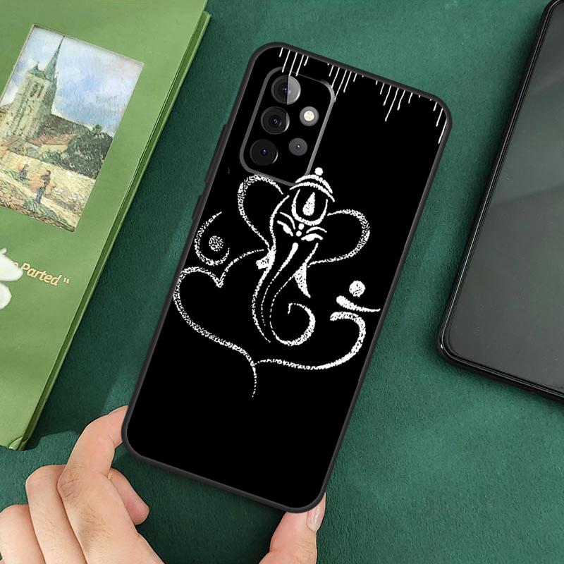 Aum Om Symbol Soft Cover For Samsung Galaxy A54 A53 A73 A13 A71 A51 A14 A52 A32 A12 A22 A52S Back Case