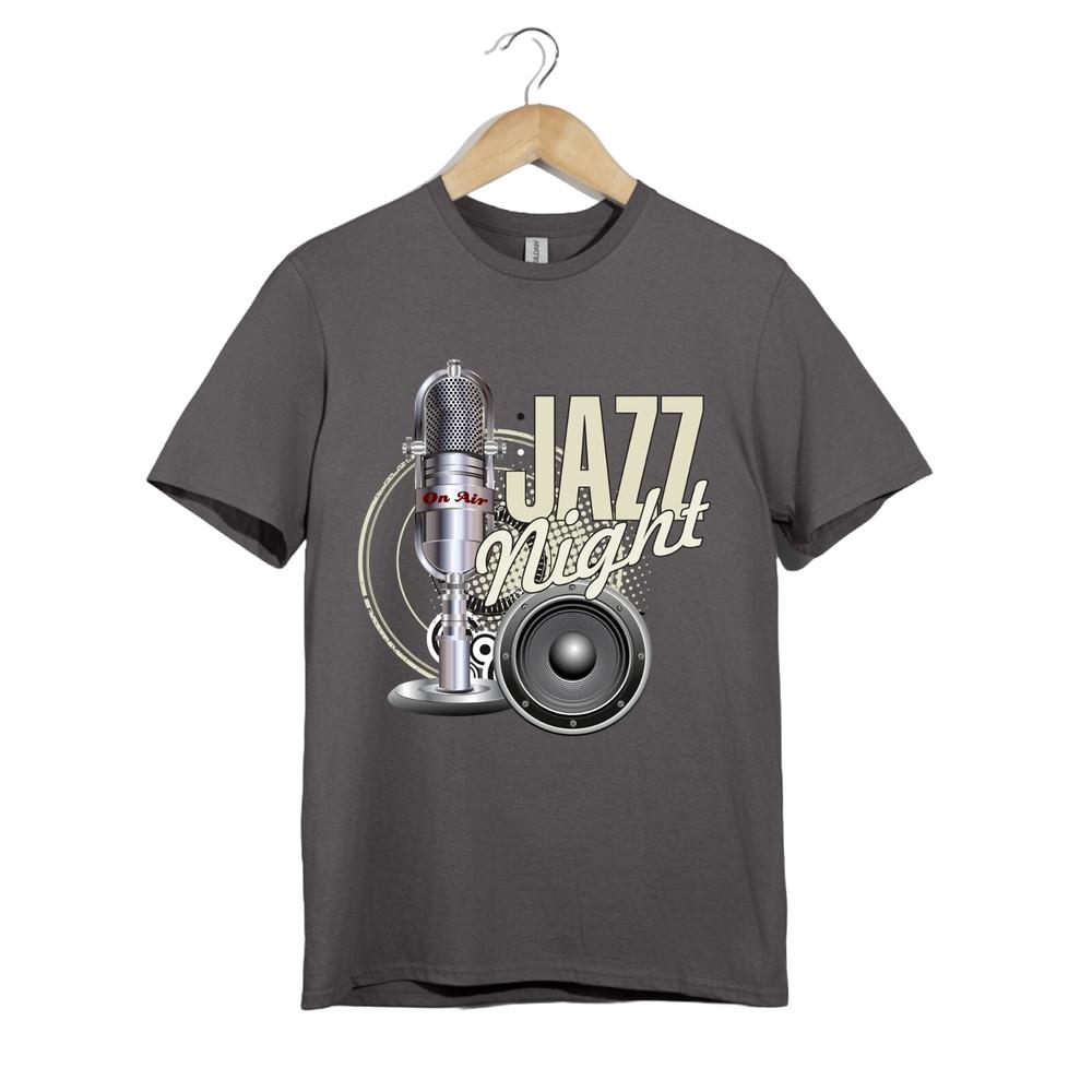 

Футболка «Джазовая ночь» – Футболка с микрофоном диджея и музыкой – Фестиваль, рейв и концертная вечеринка 3XL