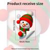 Peeping At The Christmas Snowman Self-adhesive Switch Sticker On The Bedroom Switch Socket Decoration
