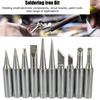 10pcs 900M Soldering Iron Tips Set Compatible with 936 937 907 and Various Other Models Except 3010 XTS for Electronics Repair