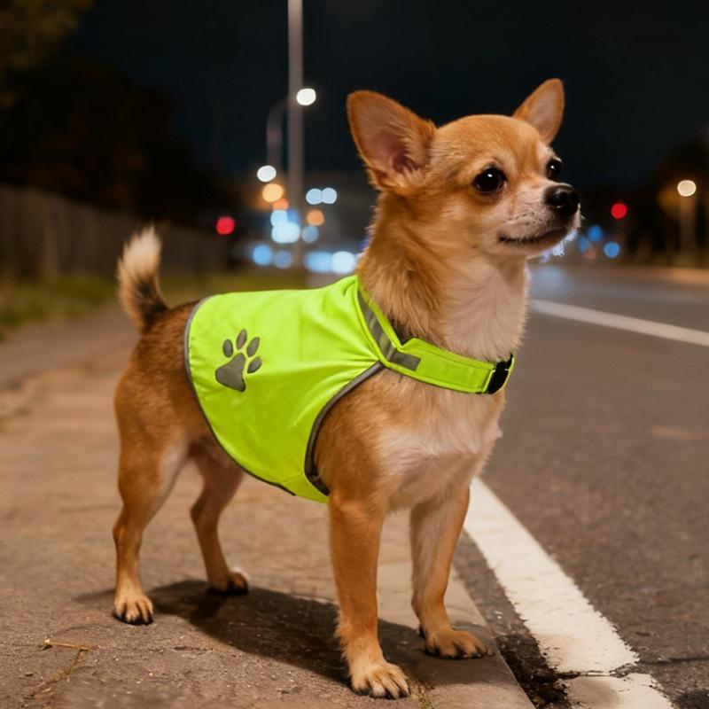 Dog Reflective Vest – Hi-Vis Fluorescent Visibility That Helps To Safeguard Your Pet On/Off Leash In Urban & Rural Areas