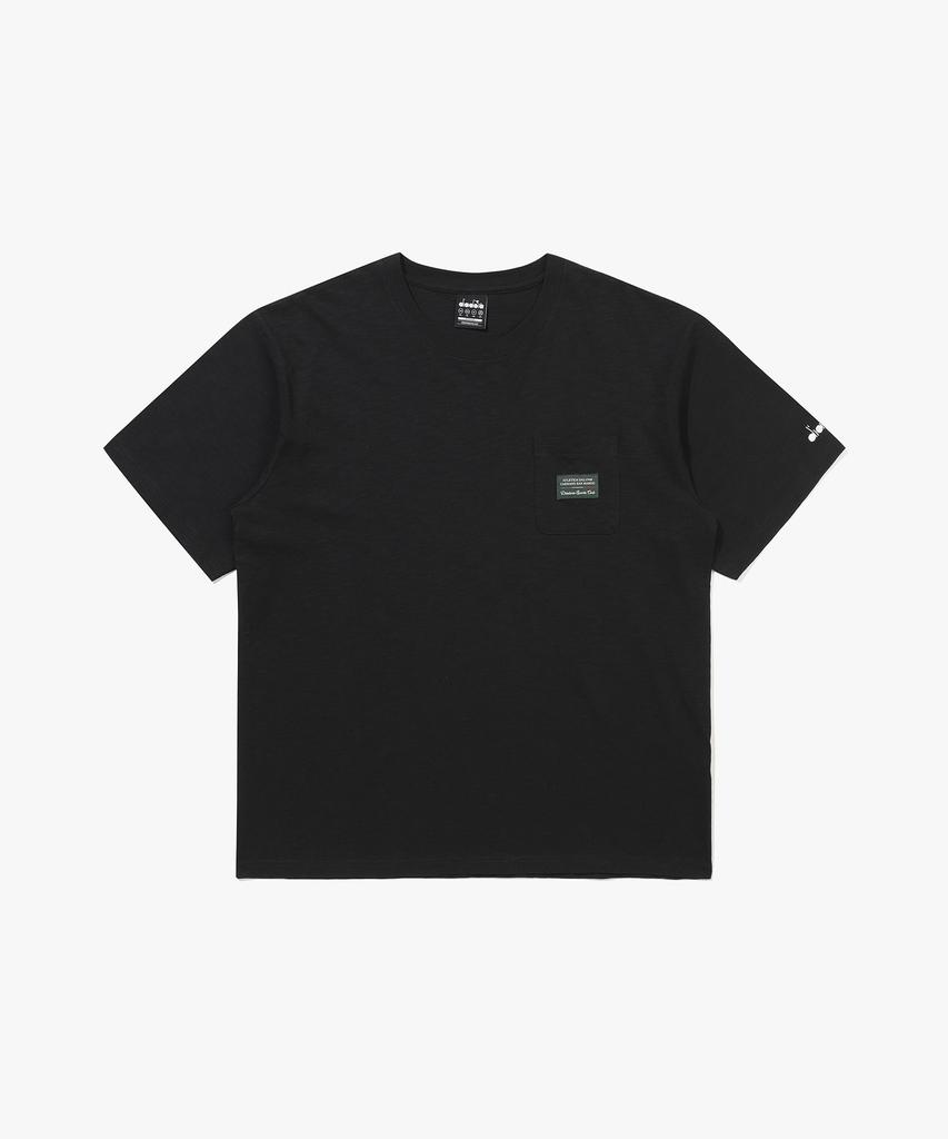 Diadora Symbol Wappen Short Sleeve T-Shirt Black