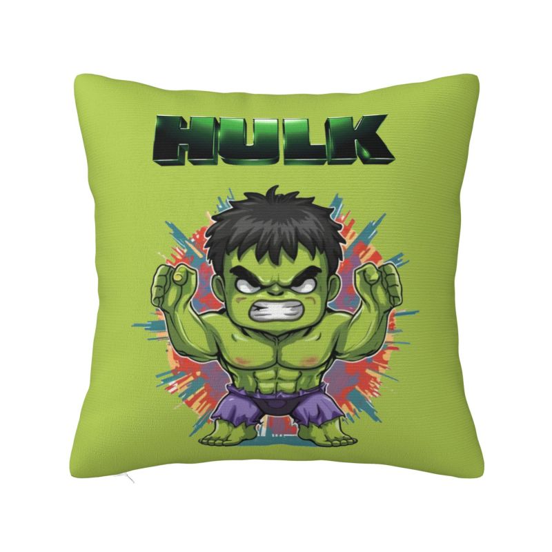 Custom Hulk Cushion Cover 45x45cm Velvet Modern Pillows