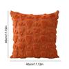 Easter Soft Cushion Case Faux Fur Pillow Case Decorative Throw Pillowcase for Easter Festivals Home Decor