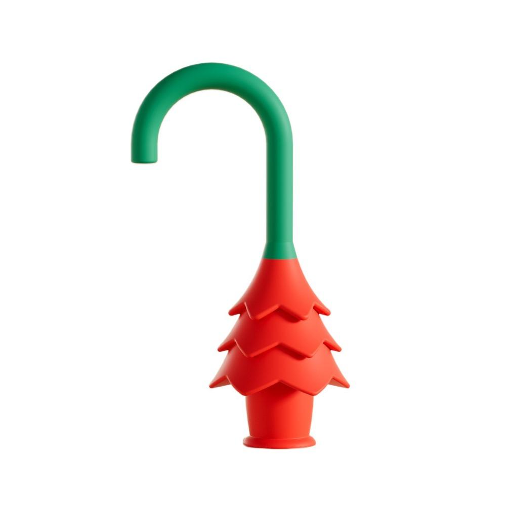 Niedlicher Weihnachtsbaumform Türstopper Sicherheitssilikon Kinder Fingerschutz Tragbar Anti-Quetsch Hand Türschloss