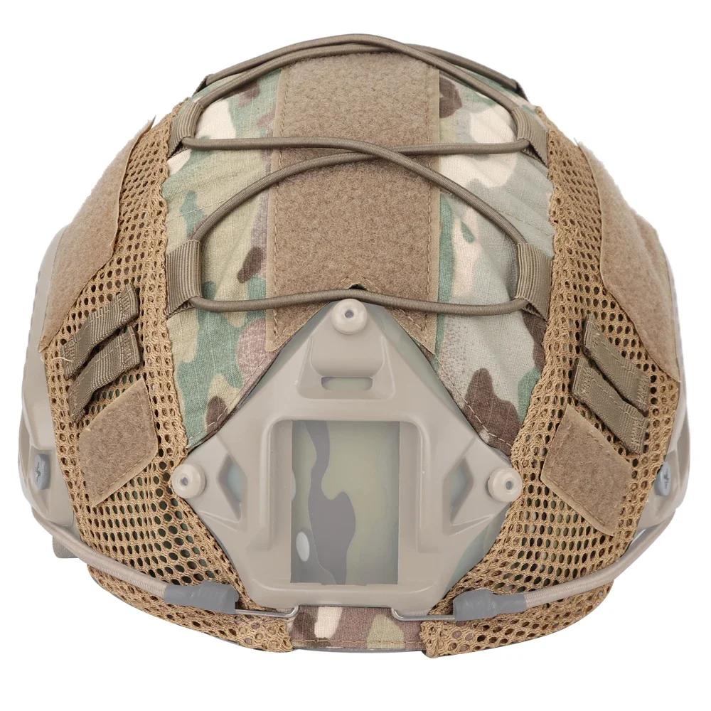 Sport Helmet Cover Hunting Shooting Airsoft Helmet Cover Mesh Paintball Helmet Cover for Ops-Core PJ/BJ/MH Fast Helmet Cover