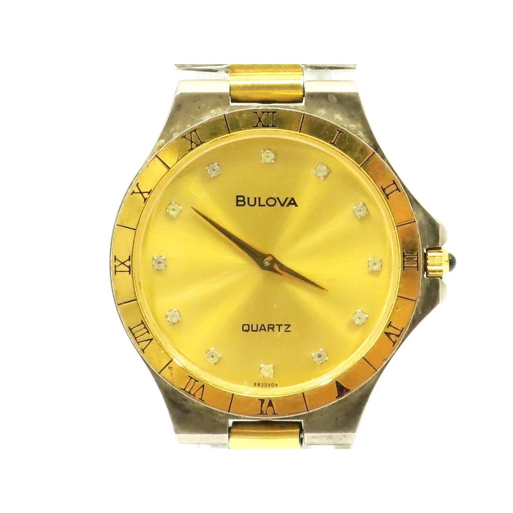 Used Bulova watch men's quartz BULOVA 18714324