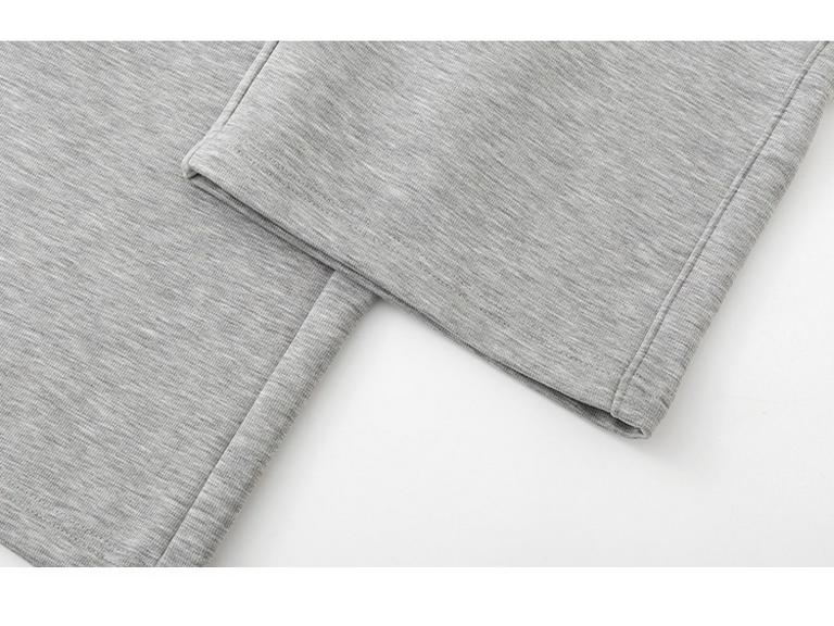 Plus Size Women's High-Waisted Wide-Leg Sweatpants - Winter 2025 Versatile Plus Velvet Pants