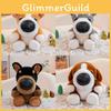 Jouet Chien en Peluche Rempli de Coton PP Sûr pour Enfants Cadeau à Câliner