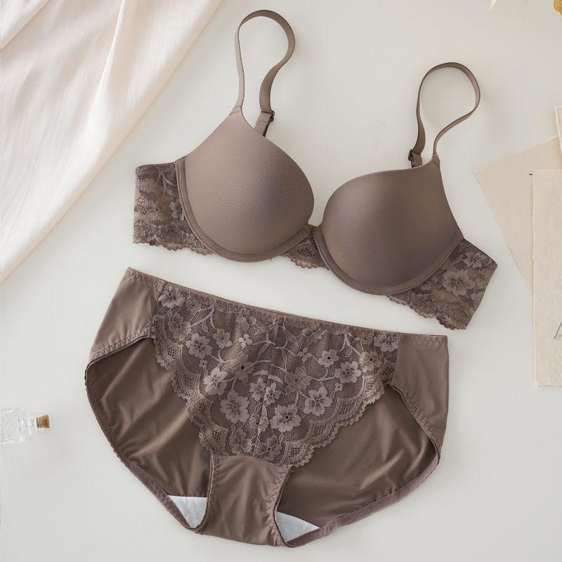 Nahtloser Spitzen-Push-Up-Bügel-BH für kleine Oberweiten