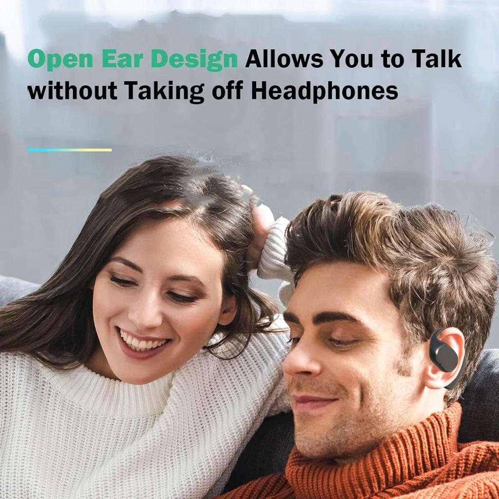 Open Ear Headphones Wireless Bluetooth Air Bone Conduction Headphones Head Set Bluetooth Open Ear Bone Conduction Earbuds Headset Conducting