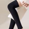 Knitted Foot Cover Crochet Winter Thigh High Sock Boot Cuff Long Socks New Women Solid Color Leg Warmers Warm Knee High Socks