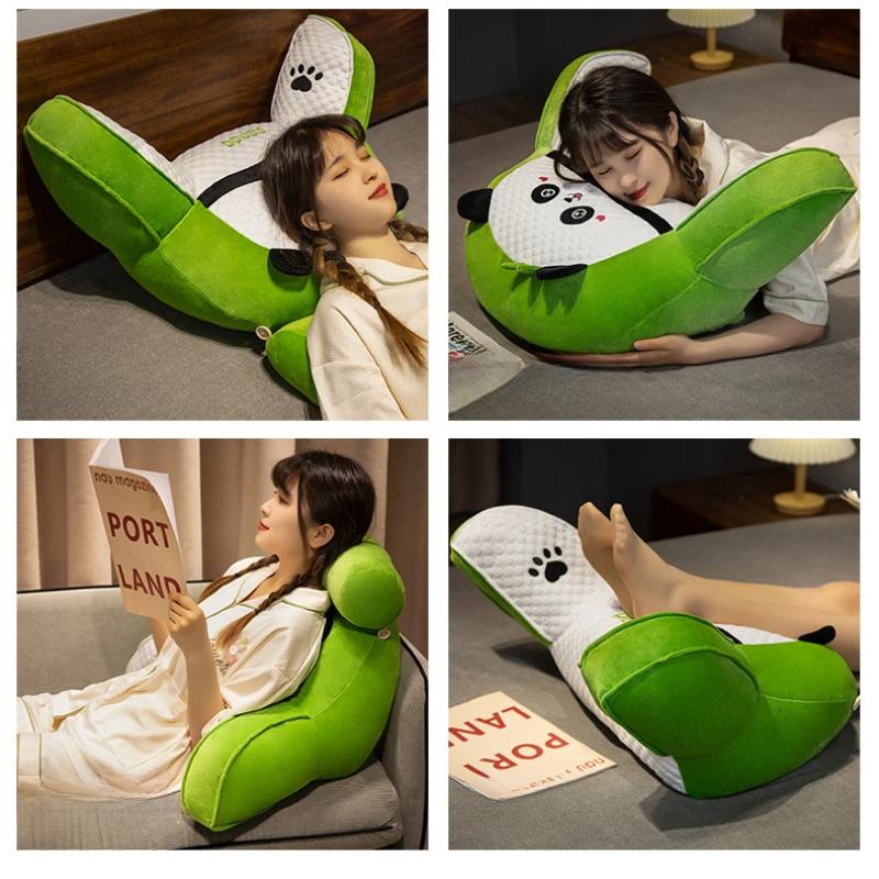 Cartoon Panda Detachable Washable Cushion Bedhead Pregnant Women's Waist Pillow Sofa Decorator Lumbar Support Chair Cushion