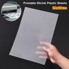 1Pcs Handmade Shrink Plastic Sheets Printable Shrinky Art Papers Shrink Film  DIY Keychains Crafts