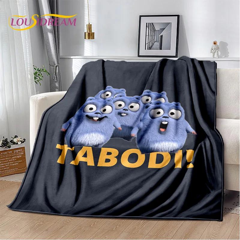 Cartoon Grizzy and The Lemmings Soft Flannel Blanket for Beds Bedroom Sofa Picnic,Throw Blanket for Cover Outdoors Leisure Gift