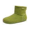 Mustard green~ INS super good-looking milk fufu snow boots women's winter velvet thickened warm short boots fluffy Northeast cotton shoes