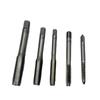 6-Piece Hand Tap Threading Tool Set with T-Handle Wrench, M6-M12 High Hardness Straight Flute