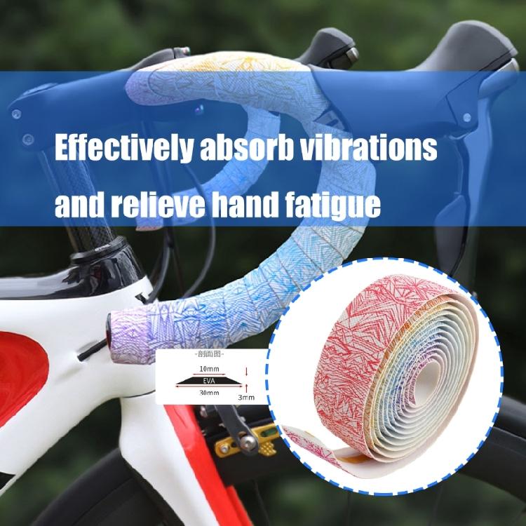 2Pcs Comfortable Bikes Handlebars Tape AntiVibration Wrap Nonslip Bicycles Handlebar Tape Wrap Cycling Accessories