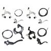 Bicycles Brake C Brake Caliper Set, Bicycles Rear and Front Brakes Set Bicycles Brake Levers Set for Mountain Bicycles