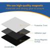 300PCS Square Magnetic Sheets Self Adhesive Magnets Flexible Small Sticky Magnets Stickers for Household Refrigerator Office