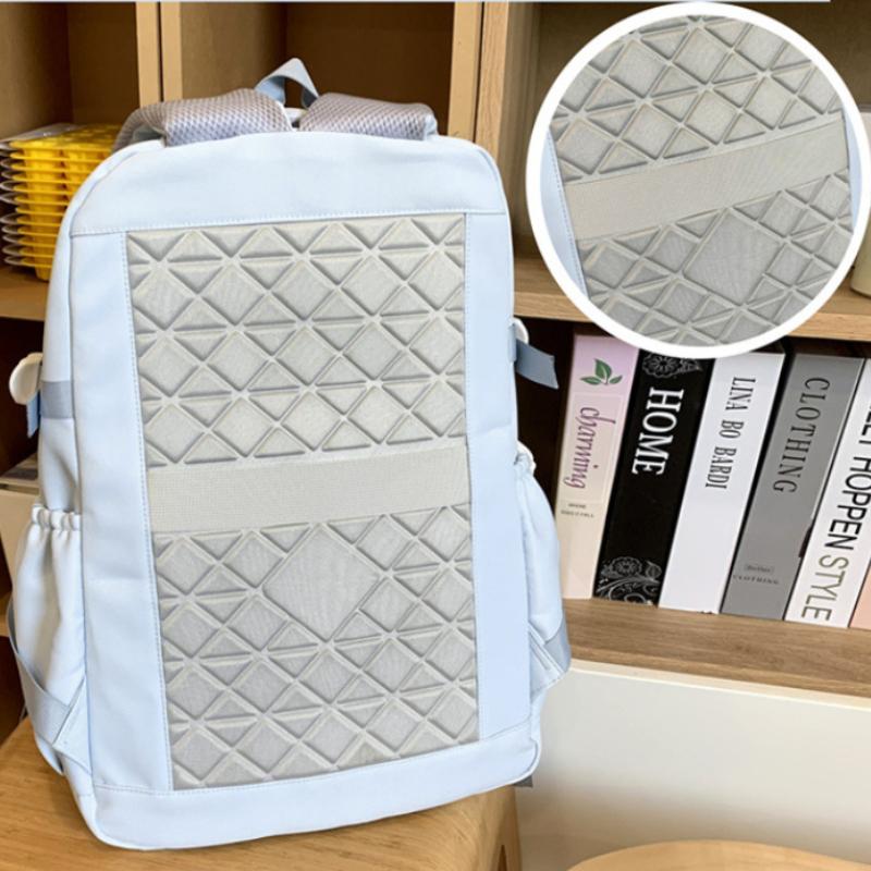 Beautiful Three Piece Cute Girl Backpack Set Large Capacity Backpack for Junior High School and College Students Traveling Bag