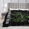 Metal Gear Solid Game  Blanket  Super Warm Print Plush Throw Blanket For Outdoor Travel Flannel Bedspread Bed Cover