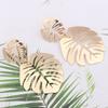 New Monstera Leaf Statement Dangle Earrings for Women Colorful Acrylic Metal Drop Earrings Exaggerated Ear Jewelry Pendientes