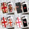 Georgia Flag Soft Case For iPhone 16 Pro Max 13 12 Mini XS Max X XR 11 15 Pro Max 14 Plus Back Cover