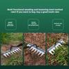 Teeth Garden Weeding Rake, Carbon Steel Removable Soil Hoe Straw Rake, Solves Weeding Inefficiency & Soil Loosening Trouble