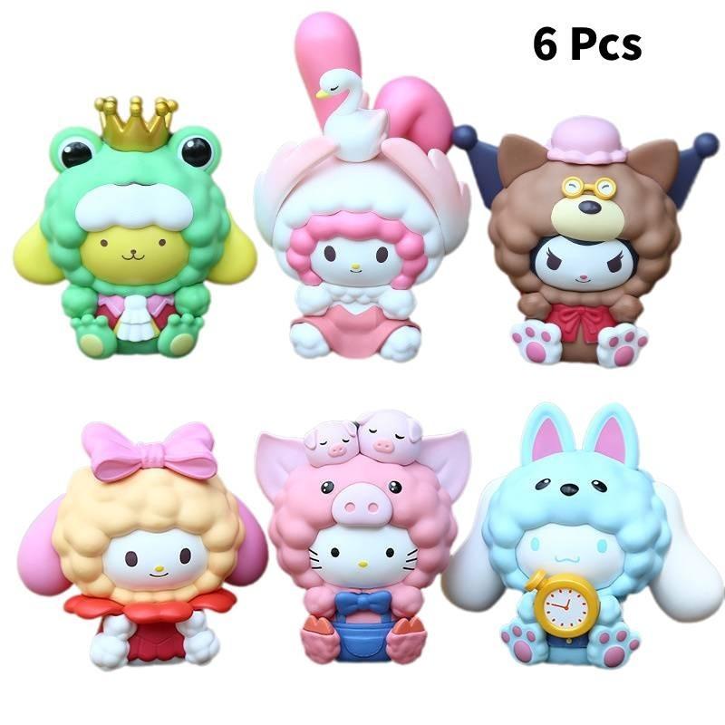 Adorable Pvc Melty Kuromi Big Ear Dog Figure From Trendy Anime Costume Series
