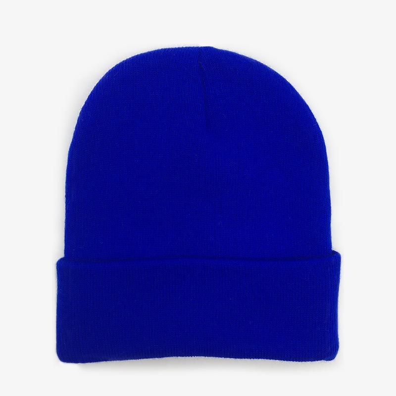 1pc Men's Simple Solid Color Fashionable Winter Unisex Thickened Warm Winter Hat Halloween Beanie Fall Outfit